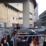 Queuing at Hallenstadion for Bruno Mars