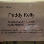 Paddy Kelly entrance