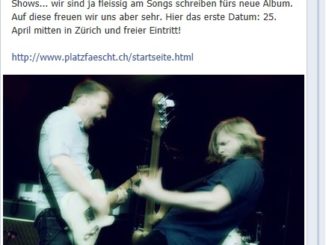 Facebook-News: 1. Hecht-Konzert
